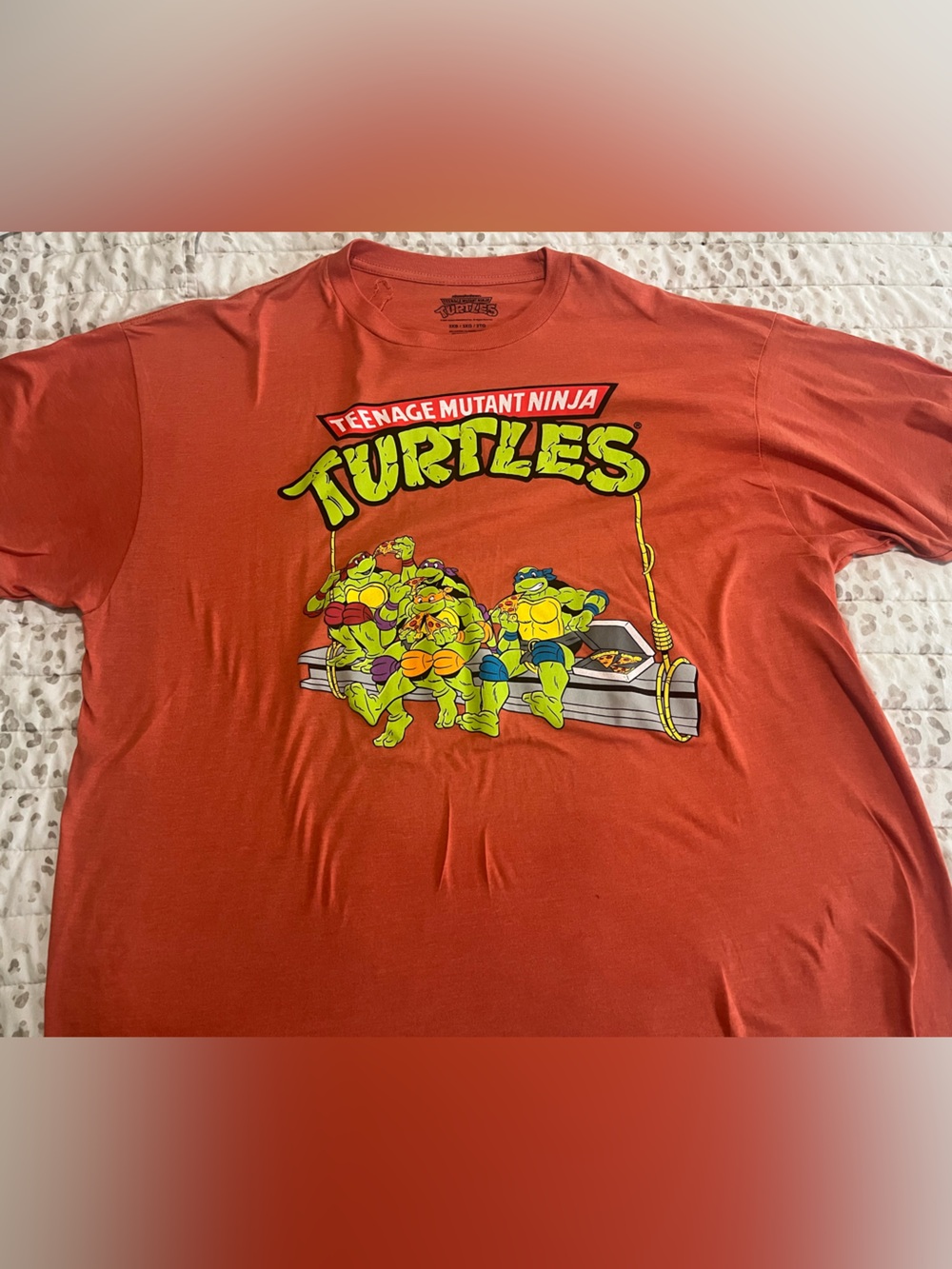 Nickelodeon Orange Teenage Mutant Ninja Turtles Graphic Tee
